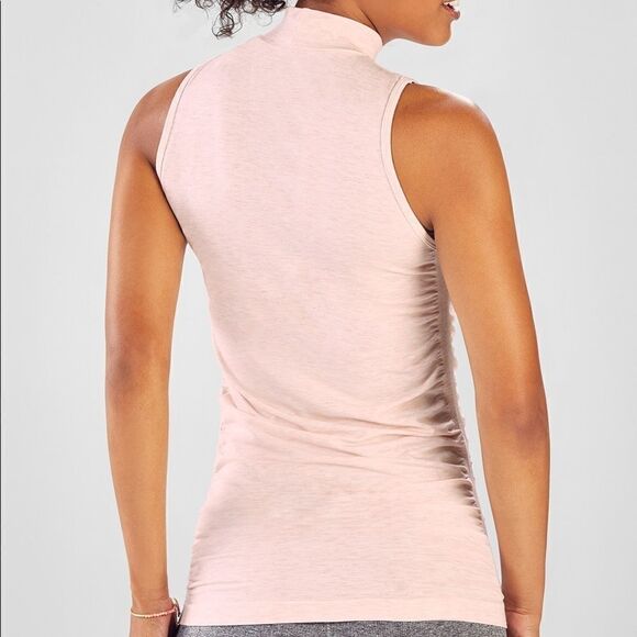 Fabletics Sz XL Kathie Seamless Mock Neck Tank Top - Picture 7 of 8